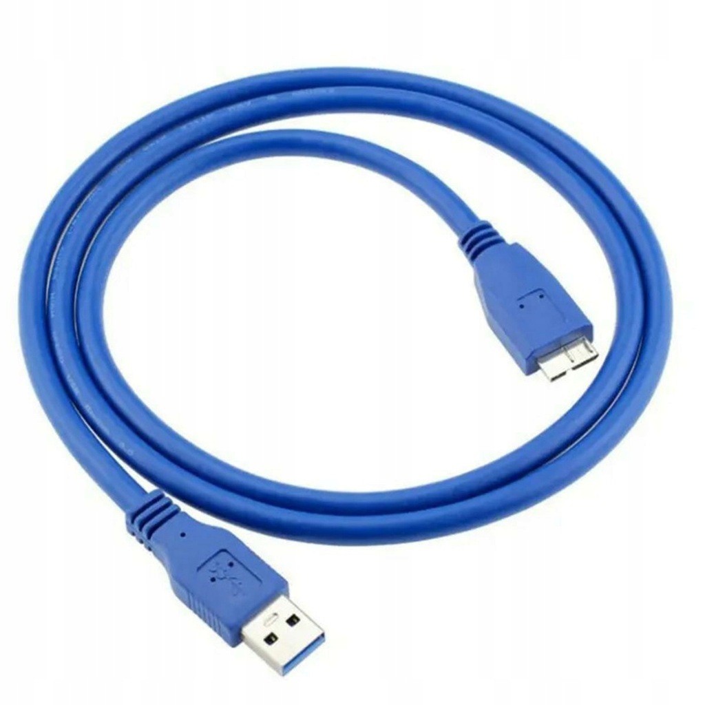 Cablu USB 3.0 A la micro B, transfer date 5 GB/s, lungime 50 cm, bleumarin - imagine 3